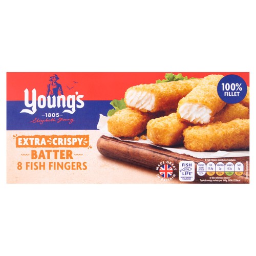 Youngs Extra Crispy 8 Battered Fingers