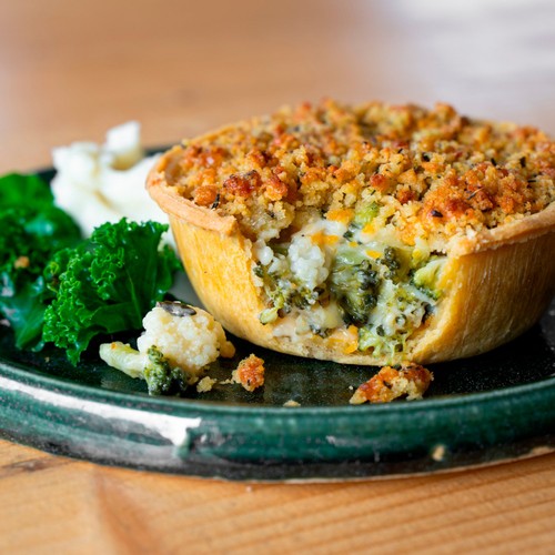 Higgidy Three Cheese Cauliflower & Broccoli Pie thumbnail 2