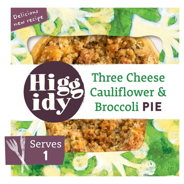 Higgidy Three Cheese Cauliflower & Broccoli Pie