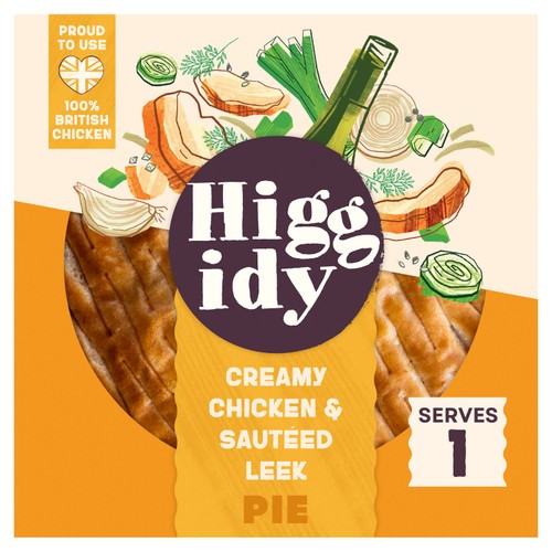 Higgidy Creamy Chicken & Sauteed Leek Pie