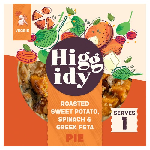 Higgidy Roasted Sweet Potato, Spinach & Feta Pie