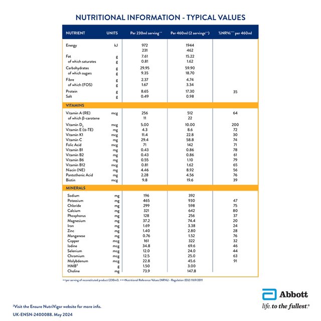Ensure Nutrivigor, Chocolate Flavour thumbnail 5