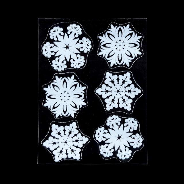 Snowflake & Icicle Window Stickers Christmas Decorations thumbnail 4