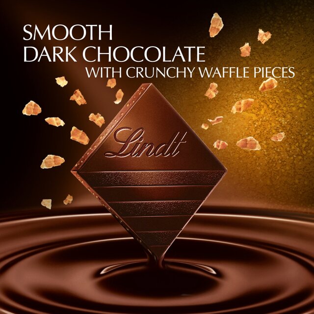 Lindt Excellence Crunchy Waffle Dark Chocolate Bar thumbnail 2