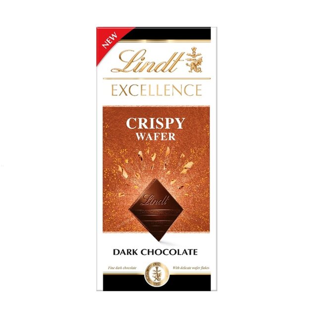 Lindt Excellence Crispy Wafer Dark Chocolate Bar thumbnail 3