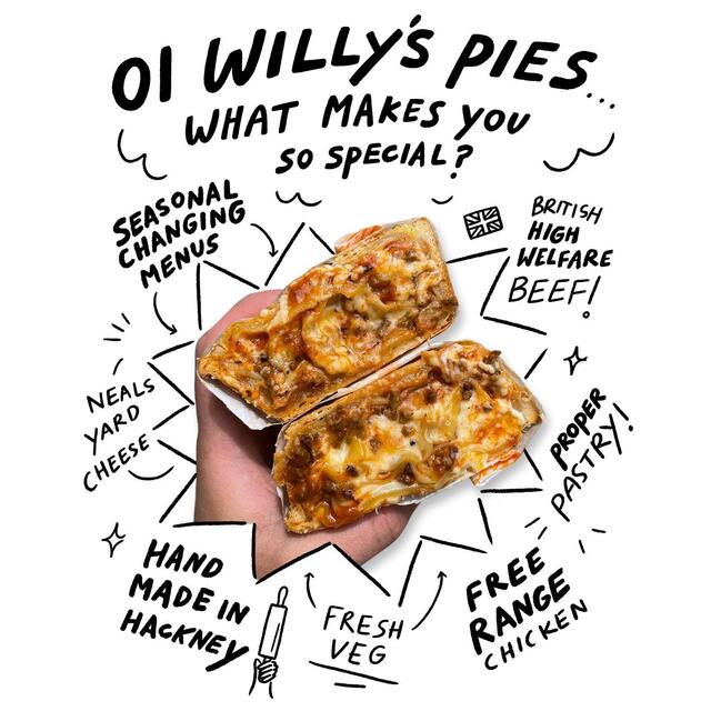 Willy's Pies Cauliflower, Leek & Cheddar Pie thumbnail 3