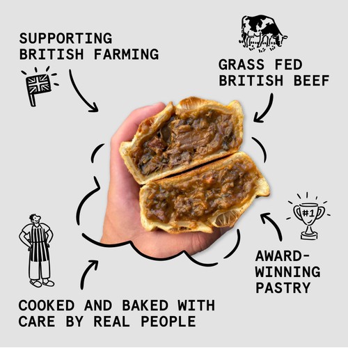Willy's Pies Steak, Ale & Horseradish thumbnail 2