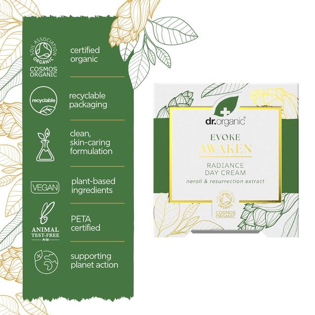 Dr Organic Evoke Awaken Radiance Day Cream thumbnail 2