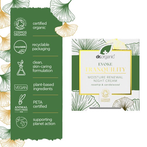 Dr Organic Evoke Tranquility Night Cream thumbnail 4