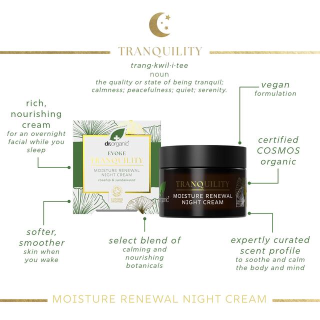 Dr Organic Evoke Tranquility Night Cream thumbnail 6