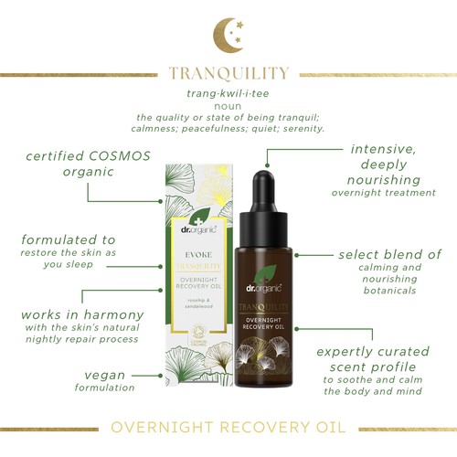 Dr Organic Evoke Tranquility Night Oil thumbnail 5