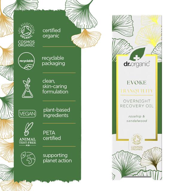 Dr Organic Evoke Tranquility Night Oil thumbnail 4