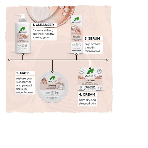 Dr Organic Probiotic Skin Calm Cream Cleanser thumbnail 3