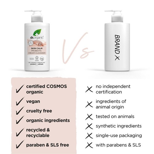 Dr Organic Probiotic Skin Calm Cream Cleanser thumbnail 5