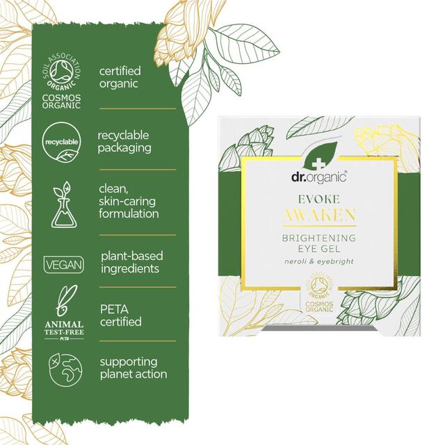 Dr Organic Evoke Awaken Brightening Eye Gel thumbnail 2