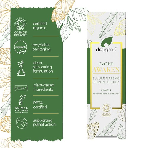 Dr Organic Evoke Awaken Illuminating Serum Elixir thumbnail 3