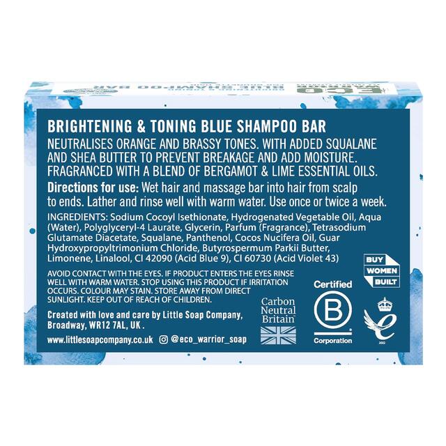 Eco Warrior Colour Edit Blue Shampoo Bar thumbnail 2