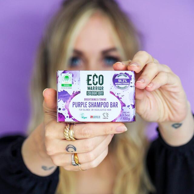 Eco Warrior Colour Edit Purple Shampoo Bar thumbnail 4