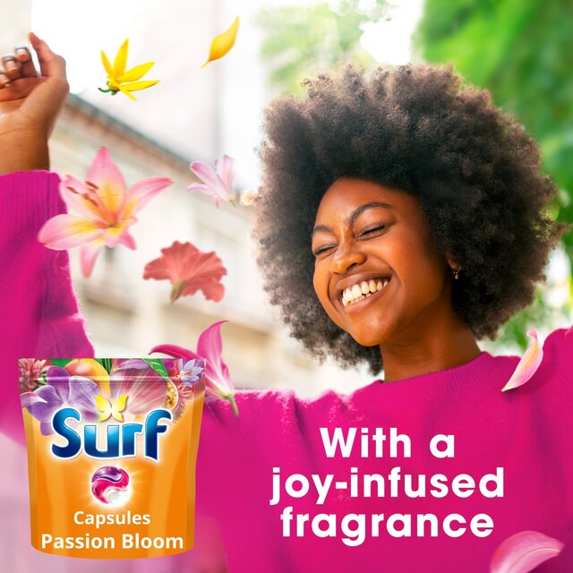 Surf Passion Bloom 3 in 1  Laundry Washing Detergent Capsules 51 Washes thumbnail 5
