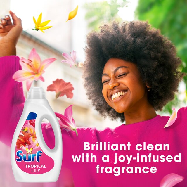 Surf Tropical Lily Liquid Laundry Washing Detergent 35 Washes thumbnail 2