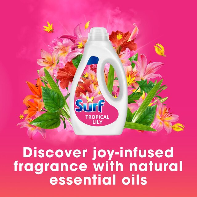 Surf Tropical Lily Liquid Laundry Washing Detergent 35 Washes thumbnail 3
