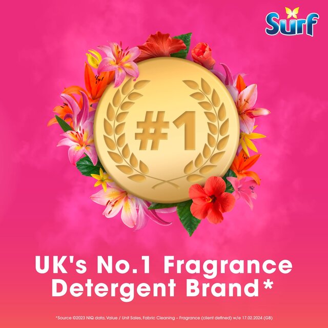 Surf Tropical Lily Liquid Laundry Washing Detergent 35 Washes thumbnail 6