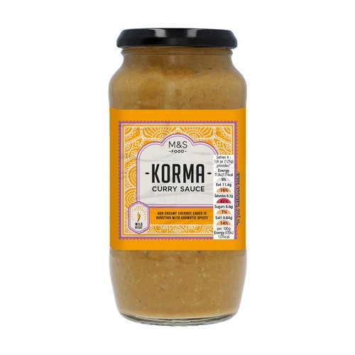 M&S Korma Curry Sauce thumbnail 2