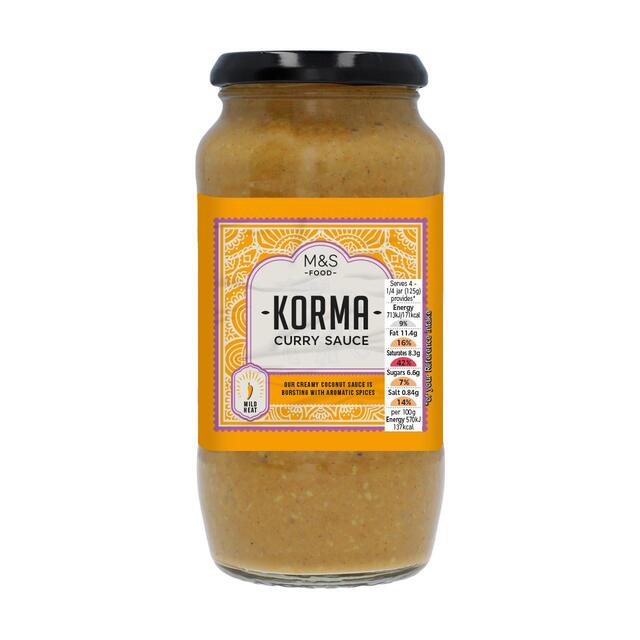 M&S Korma Curry Sauce thumbnail 2