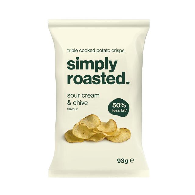 Simply Roasted Sour Cream & Chive Crisps