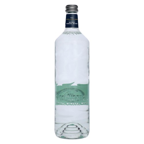 M&S Collection Sparkling Natural Mineral Water Glass