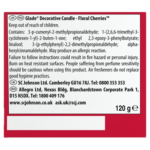 Glade Candle, Floral Cherries thumbnail 5