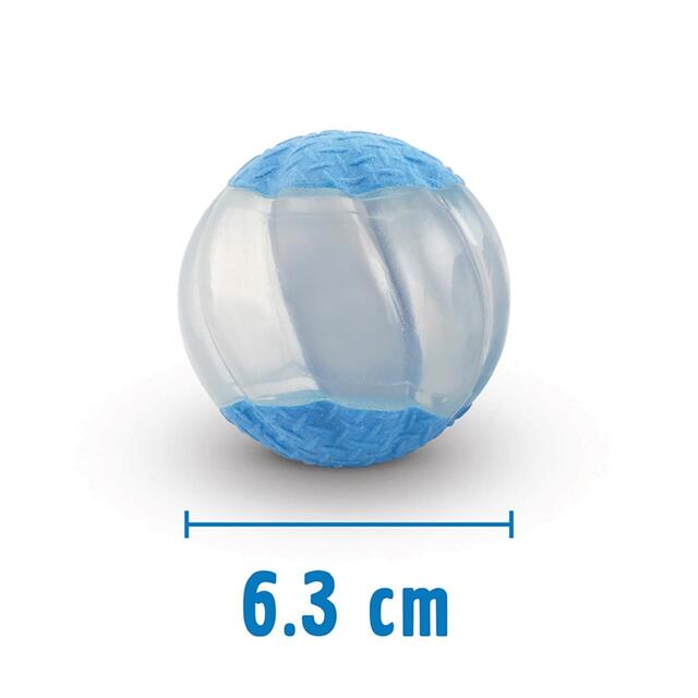 Zeus Duo Ball 6.3cm With Squeaker & Glo thumbnail 3