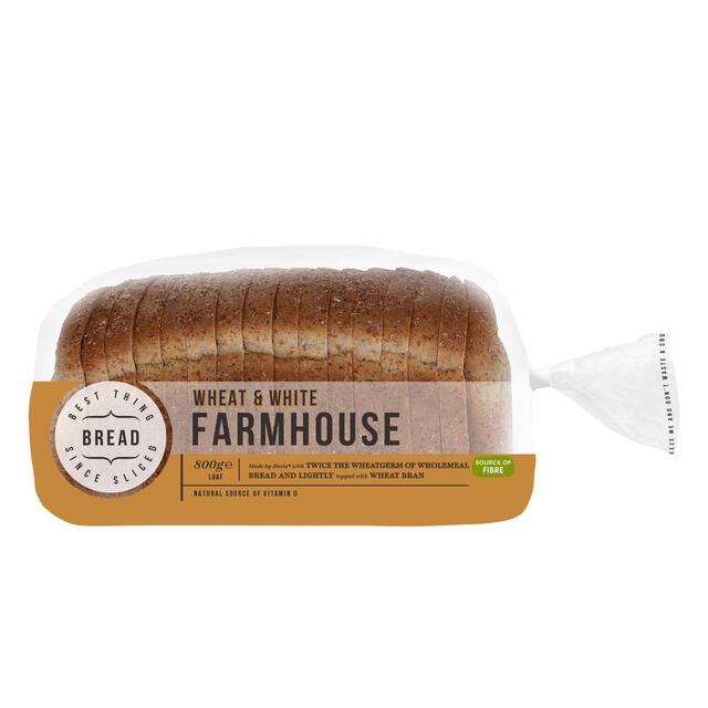 M&S Wheat & White Farmhouse Bread thumbnail 2