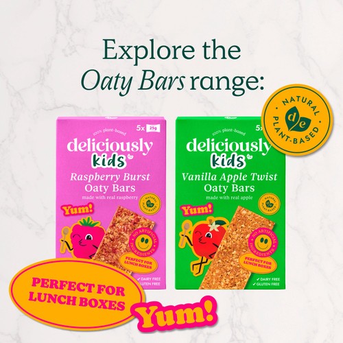 Deliciously Kids Vanilla Apple Twist Oaty Bars thumbnail 6