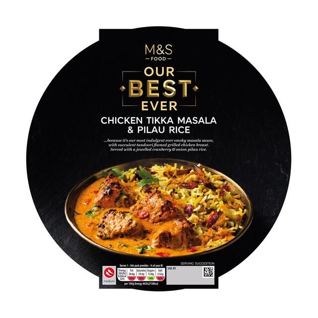 M&S Our Best Ever Chicken Tikka Masala & Rice thumbnail 2
