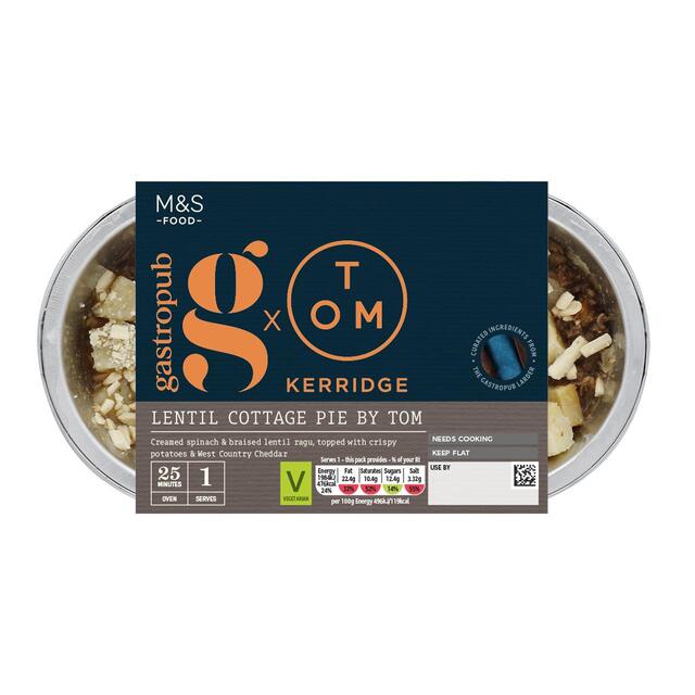 M&S Gastropub Braised Lentil & Spinach Cottage Pie for One by Tom thumbnail 2