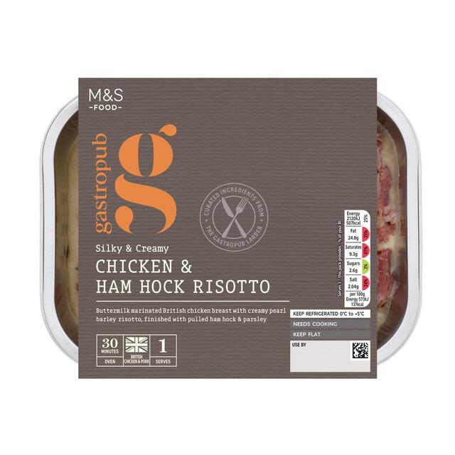 M&S Gastropub Chicken & Ham Hock Risotto For One thumbnail 2