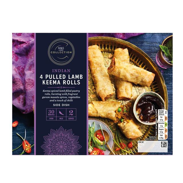 M&S Collection 4 Pulled Lamb Keema Rolls thumbnail 2