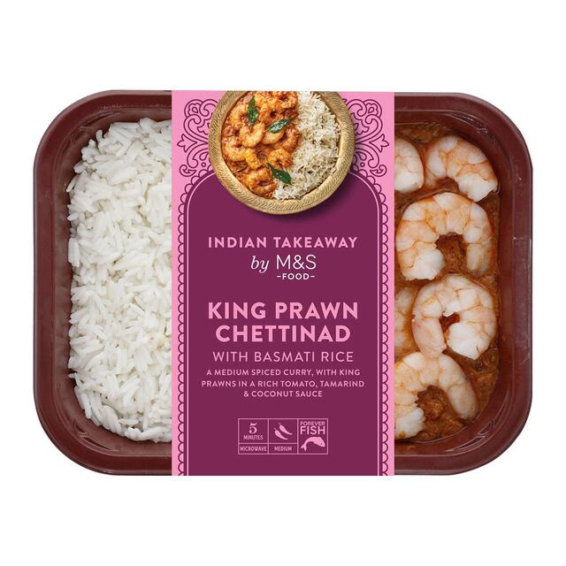 M&S King Prawn Chettinad with Basmati Rice