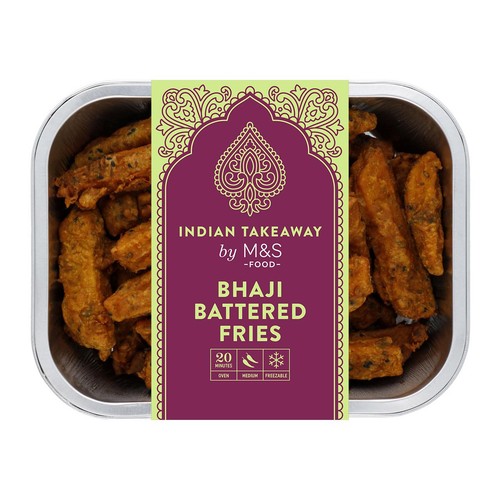 M&S Bhaji Battered Fries