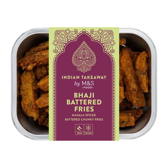 M&S Bhaji Battered Fries