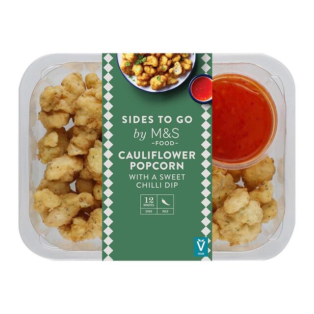 M&S Cauliflower Popcorn with Sweet Chilli Dip