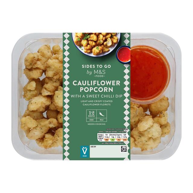 M&S Cauliflower Popcorn with Sweet Chilli Dip thumbnail 2