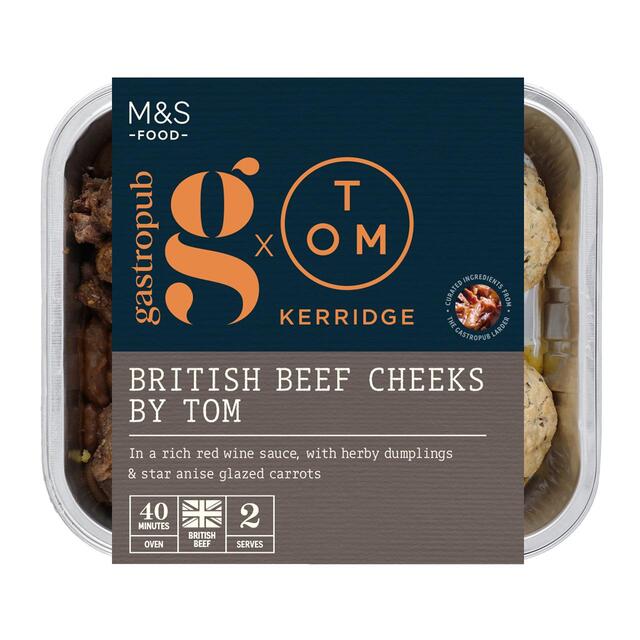 M&S Gastropub Slow Roast Beef Cheeks & Dumplings Main for Two by Tom