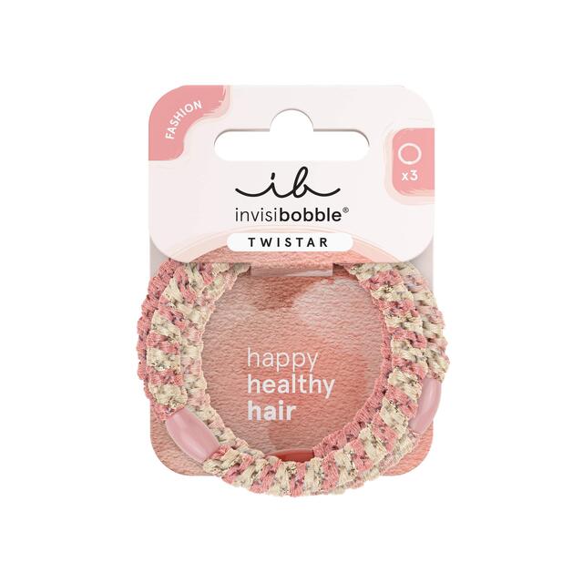Invisibobble TWISTAR Blush Braids 3pcs