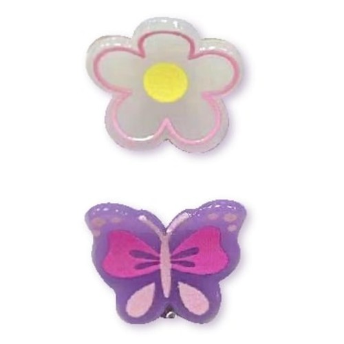 InvisibobbleCLIPSTAR CLOW KIDS HAPPY FLOWER 2pc thumbnail 2
