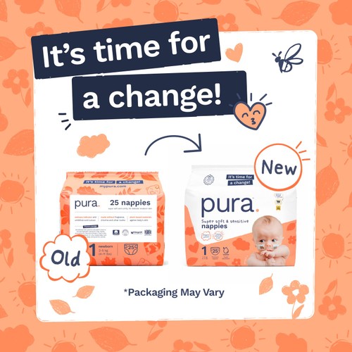 Pura Nappies Size 1  thumbnail 2