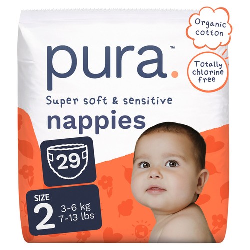 Pura Nappies Size 2  thumbnail 2