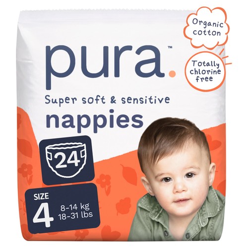Pura Nappies Size 4  thumbnail 2