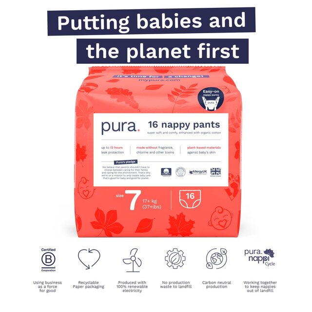 Pura Nappy Pants Size 7 thumbnail 2